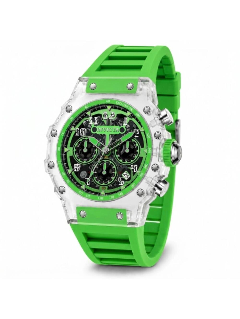 Invicta Racing Vaulthan Men's Watch - 44mm, Green (69687)